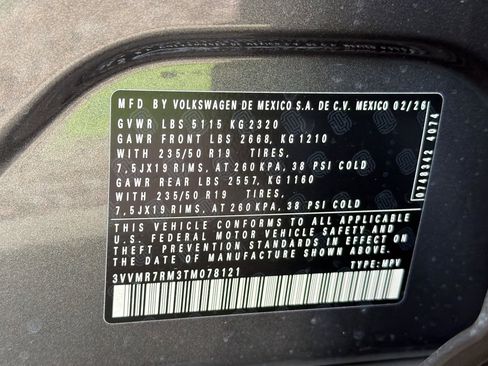 New 2026 Volkswagen Tiguan SE AWD/4WD image 26