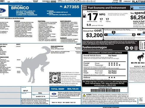Used 2024 Ford Bronco Wildtrak AWD/4WD image 4