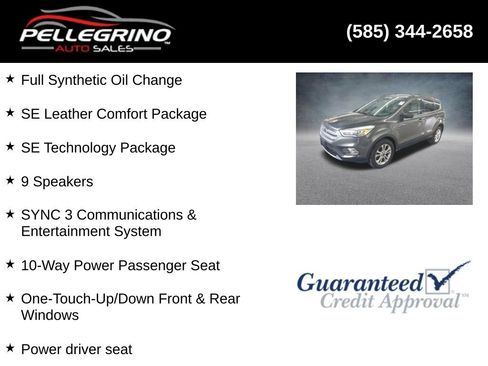 Used 2017 Ford Escape SE w/ SE Leather Comfort Package image 2