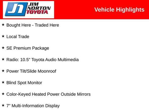 Used 2025 Toyota Corolla SE w/ SE Premium Package FWD image 3