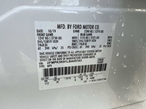 Used 2020 Ford Edge Titanium w/ Equipment Group 301A image 35