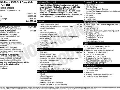 Used 2019 GMC Sierra 1500 SLT w/ SLT Premium Plus Package AWD/4WD image 4