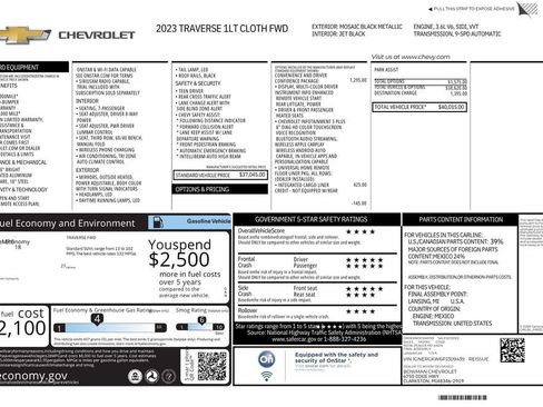 Used 2023 Chevrolet Traverse LT FWD image 12