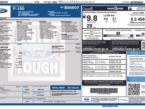 Used 2021 Ford F150 Limited AWD/4WD image 39