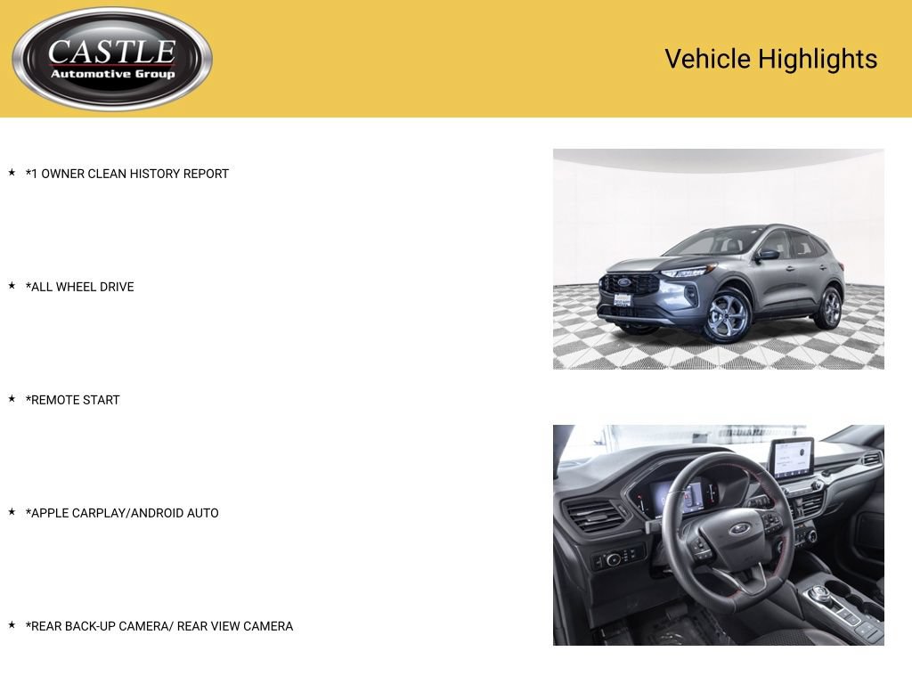 Used 2025 Ford Escape ST-Line Select AWD/4WD image 3