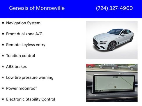 Certified 2025 Genesis G70 3.3T Advanced w/ Sport Prestige Package image 4