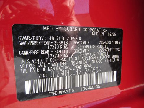 Used 2025 Subaru Crosstrek 2.0i Premium AWD/4WD image 29
