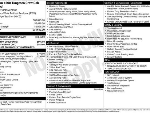 Used 2025 RAM 1500 Tungsten w/ Towing Technology Group image 2
