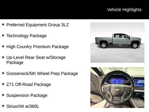 Certified 2024 Chevrolet Silverado 2500 High Country w/ High Country Premium Package AWD/4WD image 16