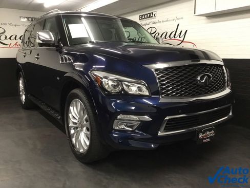 Used 2017 INFINITI QX80 4WD w/ Deluxe Technology Package image 3