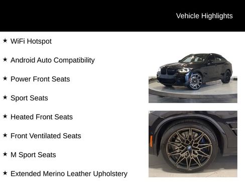 Used 2021 BMW X4 M w/ Competition Package AWD/4WD image 38
