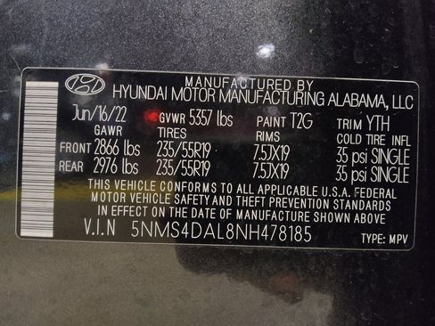 Used 2022 Hyundai Santa Fe Limited AWD/4WD image 33