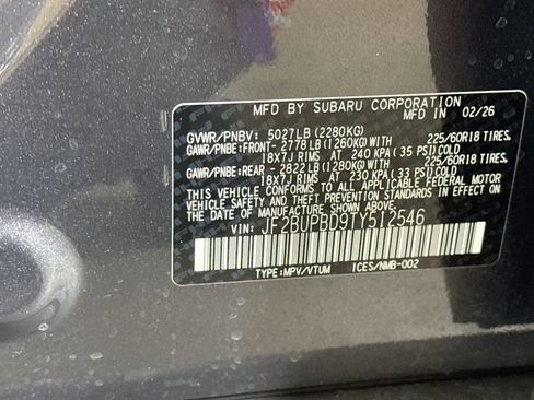 Used 2026 Subaru Outback Premium AWD/4WD image 42