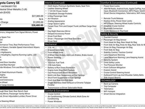 Used 2022 Toyota Camry SE image 14