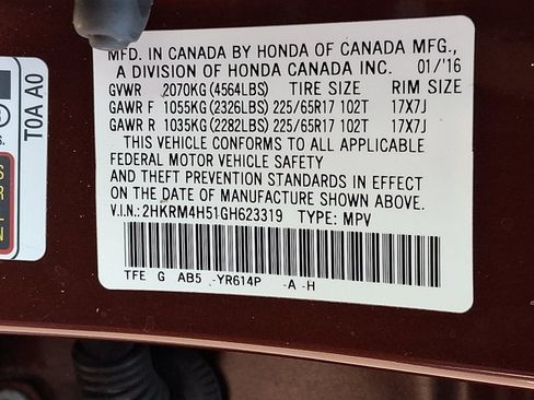 Used 2016 Honda CR-V EX image 27