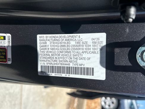 New 2026 Honda Odyssey EX-L image 30