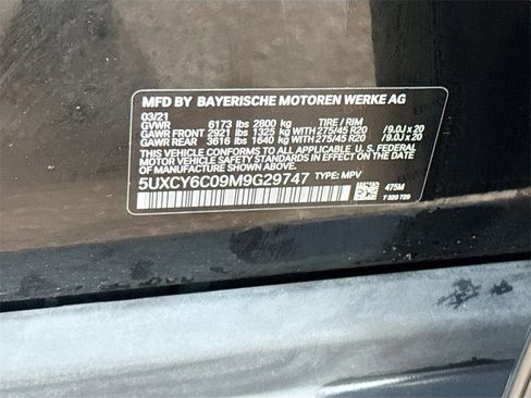 Used 2021 BMW X6 xDrive40i w/ Premium Package 2 image 37