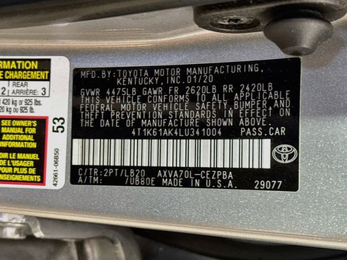 Used 2020 Toyota Camry XSE FWD image 29