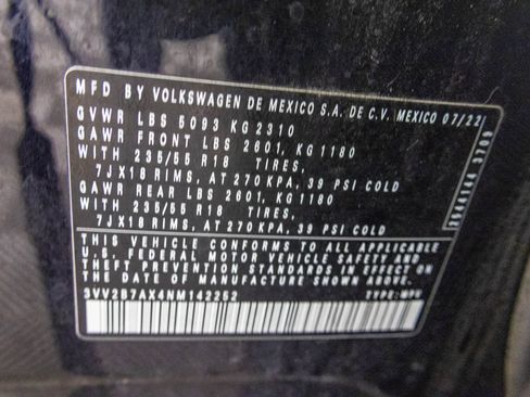 Used 2022 Volkswagen Tiguan SE w/ Panoramic Sunroof Package AWD/4WD image 54