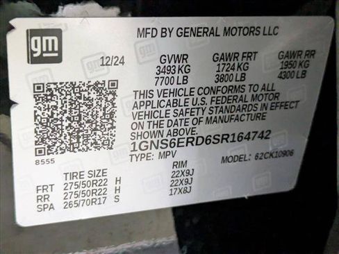 Used 2025 Chevrolet Suburban RST w/ Comfort Package AWD/4WD image 27