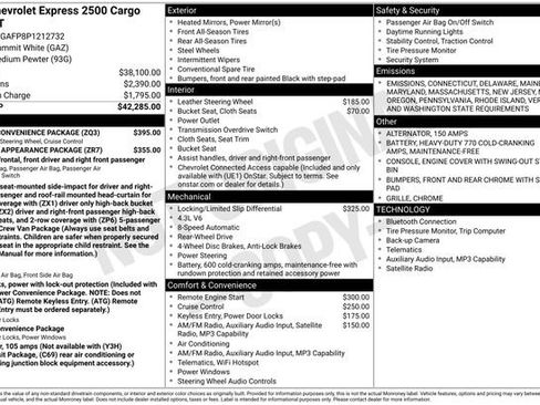 Used 2023 Chevrolet Express 2500 w/ Driver Convenience Package image 6