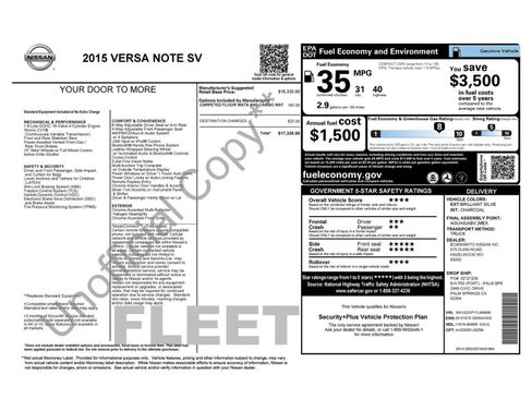 Used 2015 Nissan Versa Note SV FWD image 2