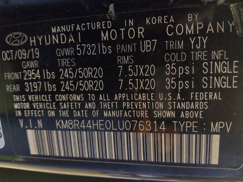 Used 2020 Hyundai Palisade SEL FWD image 33