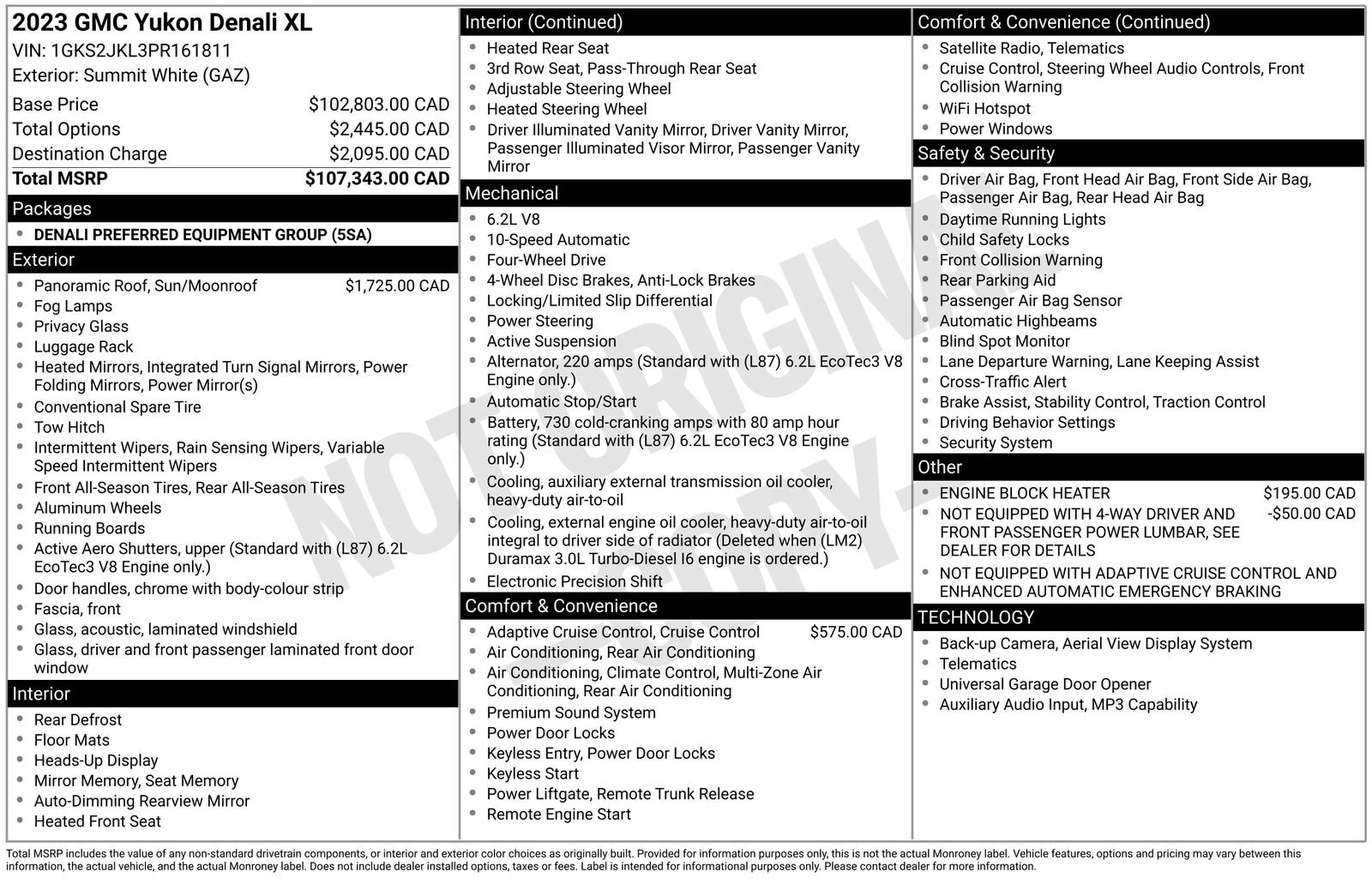 Used 2023 GMC Yukon XL Denali AWD/4WD image 39