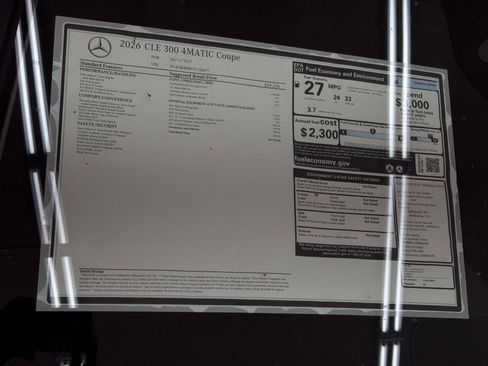 New 2026 Mercedes-Benz CLE 300 4MATIC Coupe image 33