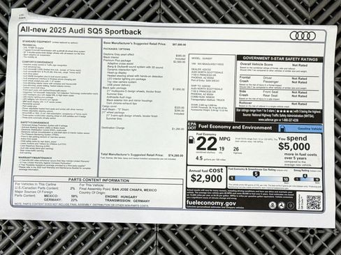 New 2025 Audi SQ5 Premium Plus image 9