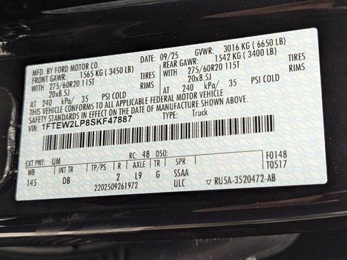 New 2025 Ford F150 STX w/ STX Black Appearance Package image 15