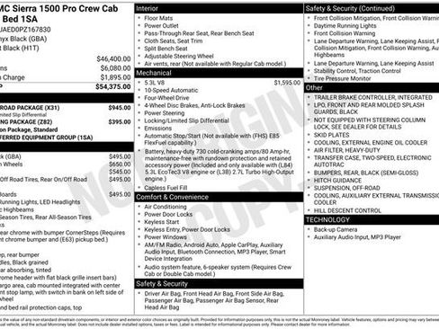 Used 2023 GMC Sierra 1500 Pro w/ X31 Off-Road Package image 11