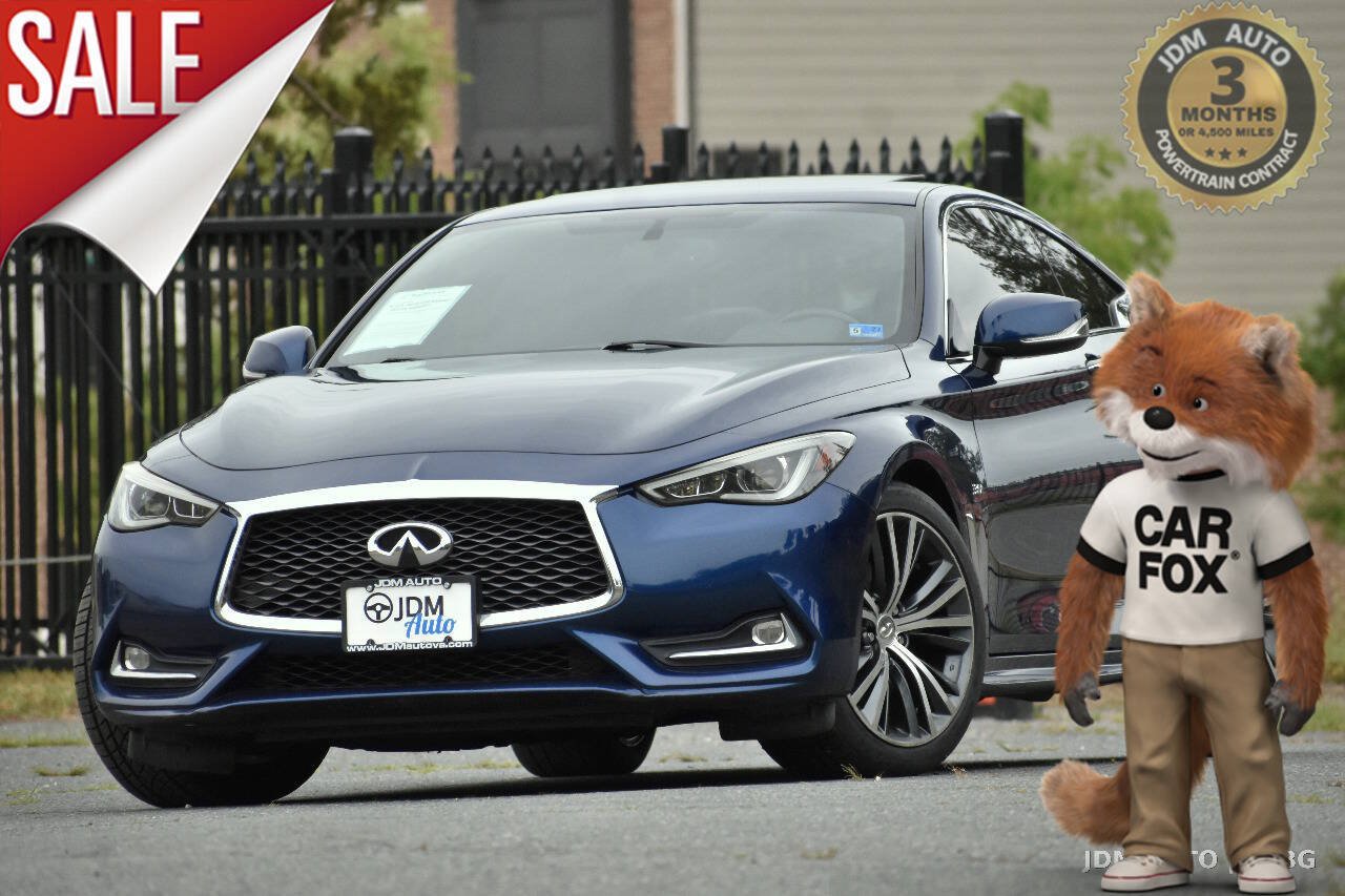 Used 2018 INFINITI Q60 3.0t Luxe w/ Sensory Package 3.0T Luxe AWD/4WD image 1