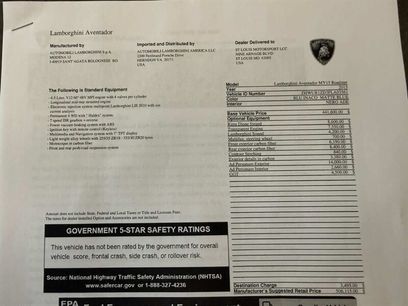 Used 2015 Lamborghini Aventador LP 700-4