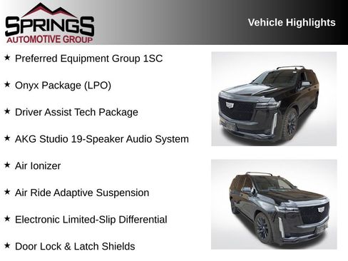 Used 2021 Cadillac Escalade Sport w/ Driver Assist Tech Package AWD/4WD image 2