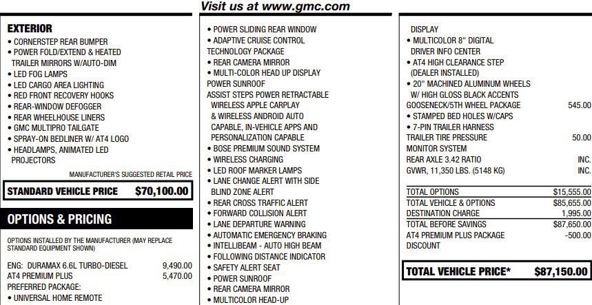 Certified 2024 GMC Sierra 2500 AT4 w/ AT4 Premium Plus Package AWD/4WD image 2