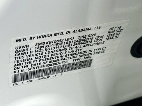 Used 2019 Honda Pilot EX-L image 38