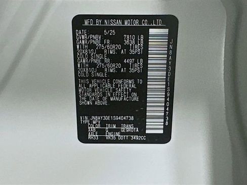 New 2025 Nissan Armada PRO-4X image 33