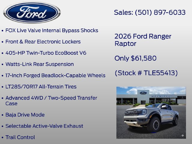 New 2026 Ford Ranger Raptor AWD/4WD image 6