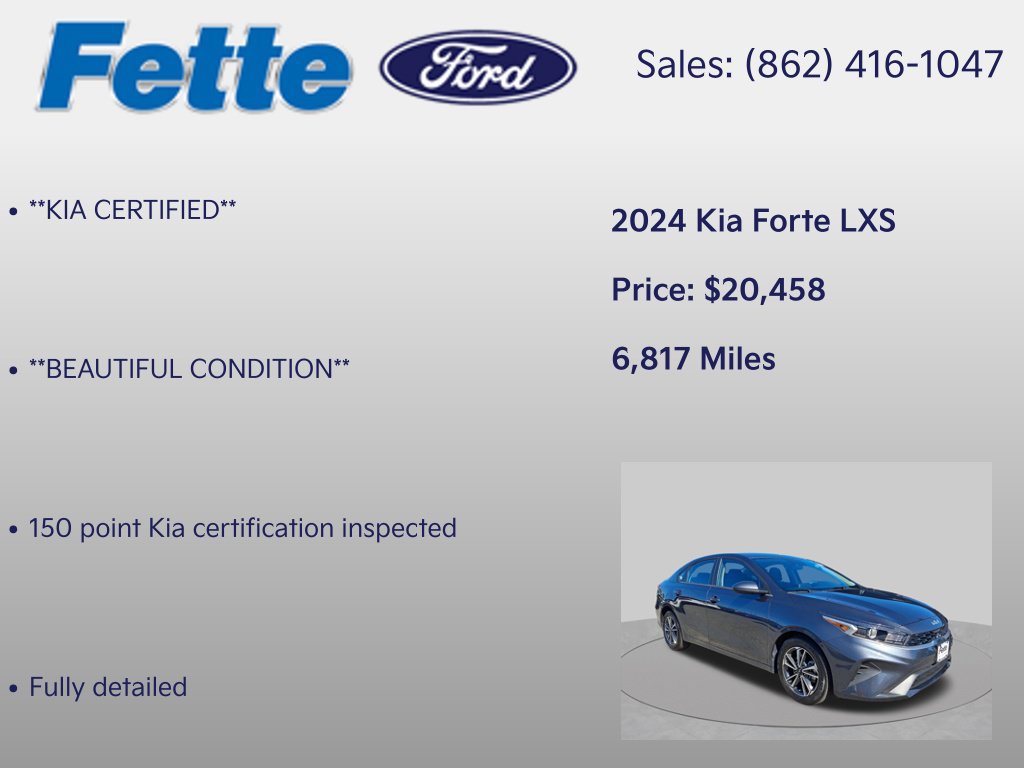 Certified 2024 Kia Forte LXS FWD image 6