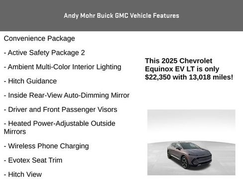 Used 2025 Chevrolet Equinox EV LT w/ Convenience Package image 12