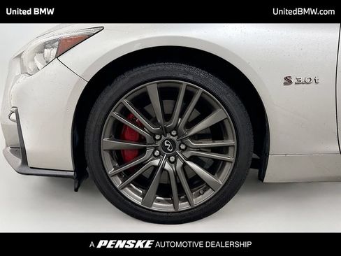 Used 2019 INFINITI Q50 Red Sport 400 w/ Proactive Package AWD/4WD image 2