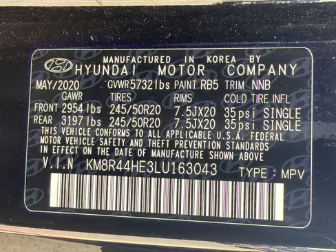 Used 2020 Hyundai Palisade SEL image 20