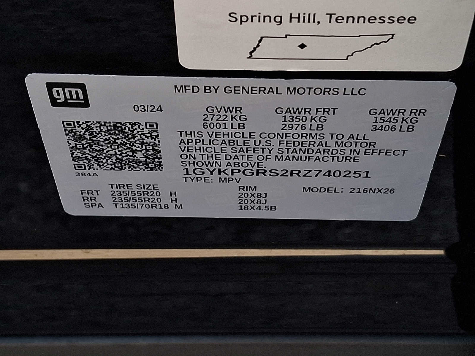 Used 2024 Cadillac XT6 Sport w/ Technology Package AWD/4WD image 26