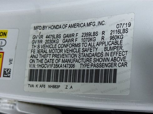 Used 2019 Honda Accord Sport image 40