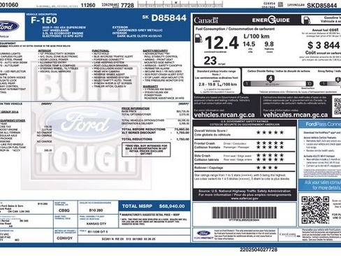 Certified 2025 Ford F150 XLT w/ Equipment Group 301A Standard AWD/4WD image 9
