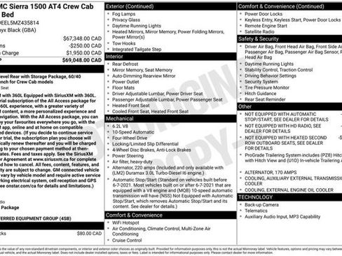 Certified 2021 GMC Sierra 1500 AT4 image 4