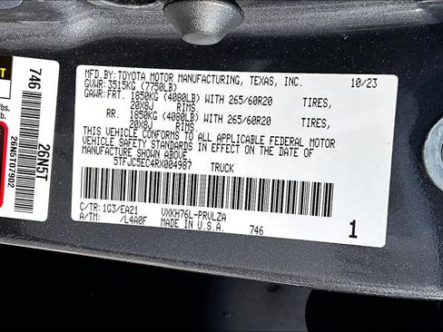 Used 2024 Toyota Tundra Limited image 34