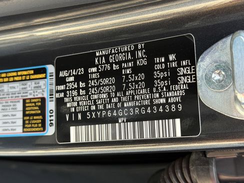 Used 2024 Kia Telluride S w/ S Sunroof Package FWD image 34