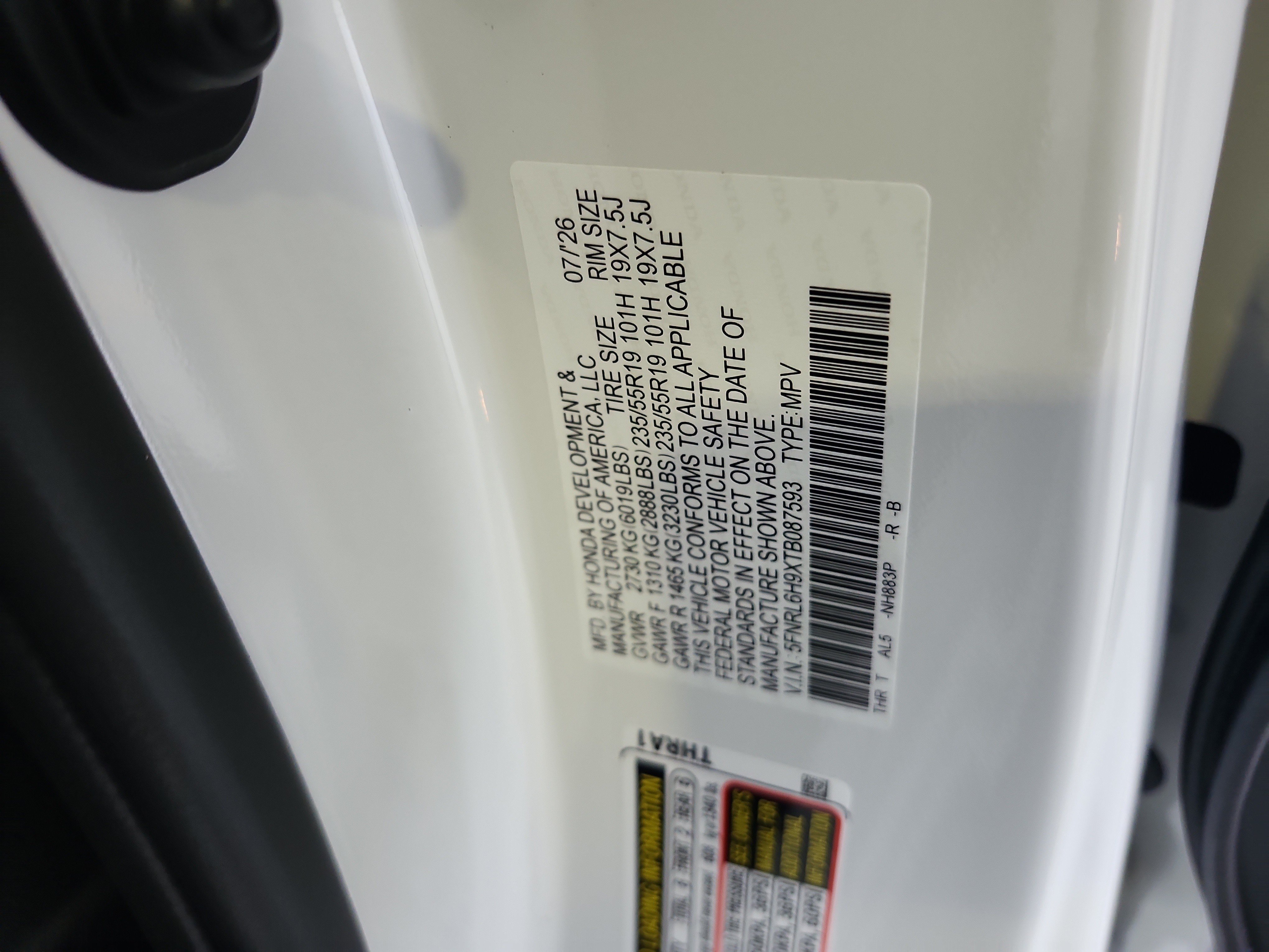 New 2026 Honda Odyssey Elite image 23